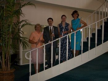 Portland Flute Quartet at San Diego National Flute Association Convention after our performance.
