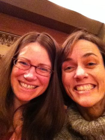 With Rebecca Olsen, Oregon Chamber Players rehearsal
