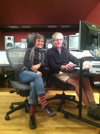 At Dead Aunt Thelma"s recording studio, Michael, the engineer. I call him Mr. Scot, because he's a miracle worker! LOL! 9.24.13
