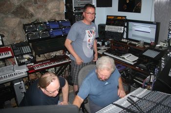 mixing "Common Ground" at Event Horizon Studio
