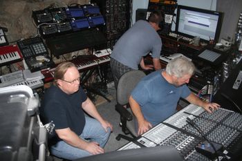 mixing "Common Ground" at Event Horizon Studio
