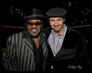 With the late, great Godfather of Go-Go, Mr. Chuck Brown at the 9:30 Club, Washington, DC (2011)
