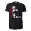 THE MAGIC OF THE BEATLES BLACK T SHIRT