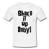 BEATLEMANIA "shake it up baby"t shirt w/backprint FREE UK postage