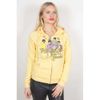 THE BEATLES LADIES ZIPPED HOODIE: YELLOW SUBMARINE BAND (LARGE)
