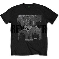 UNISEX REVOLVER REVERSE PRINT T-SHIRT AVAILABLE IN small, medium, large, extra large 2x extra large