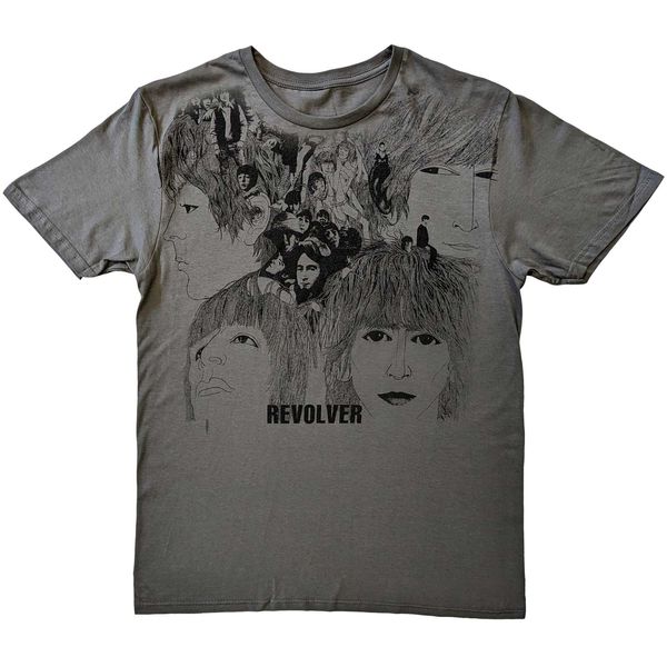 The Beatles REVOLVER Tシャツ XL UNISEX REVOLVER GREY T-SHIRT M, L, XL, XXL - BEATLEMANIA