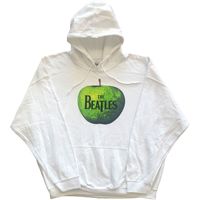 The Beatles White Apple Logo Official Unisex Hoodie Hooded Top