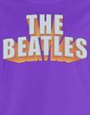 The Beatles Rhinestone 3D Logo Official Womens New Purple skinny fit T Shirt 