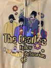THE BEATLES LADIES ZIPPED HOODIE: YELLOW SUBMARINE BAND (LARGE)