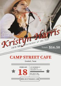 Camp Street Cafe Presents Kristyn Harris