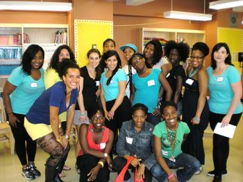 Realize Your Beauty Performance and Half-Day Workshop with the Strong, Smart and Bold girls of Girls Inc. of New York City. What an inspiring day! June 2, 2012; Brooklyn, NY.
