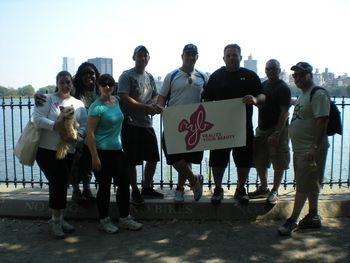 Finished!!! Realize Your Beauty 1st Annual Fundraising Walk, 5k complete! 9.1.12; Central Park, NYC.
