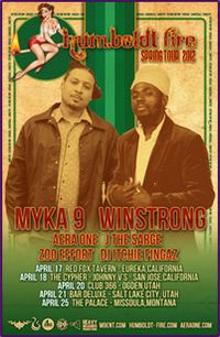 Myka 9 and Winstrong: The Humboldt Fire Tour