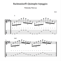 Rachmaninoff's Quintuplet Arpeggios // Wednesday Warm-up 🔥  by Quist