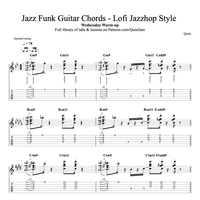 Jazz Funk Guitar Chords - Lofi Jazzhop Style // Wednesday Warm-up 🔥 by Quist