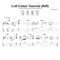 Lofi Guitar Tutorial (Riff) by Quist