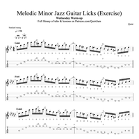 Melodic Minor Jazz Guitar Licks (Exercise) // Wednesday Warm-up 🔥 by Quist