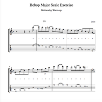 Bebop Major Scale Exercise // Wednesday Warm-up 🔥 by Quist