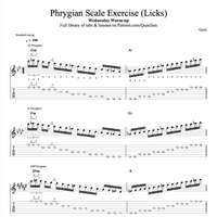 Phrygian Scale Exercise (Licks) // Wednesday Warm-up 🔥 by Quist