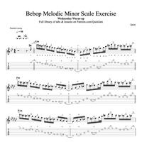 Bebop Melodic Minor Scale Exercise // Wednesday Warm-up 🔥 by Quist