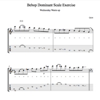 Bebop Dominant Scale Exercise // Wednesday Warm-up 🔥 by Quist