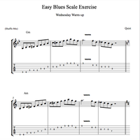 Easy Blues Scale Exercise // Wednesday Warm-up 🔥 by Quist