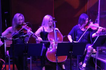 String Trio backing Frankie Moreno, Mandalay Bay Las Vegas
