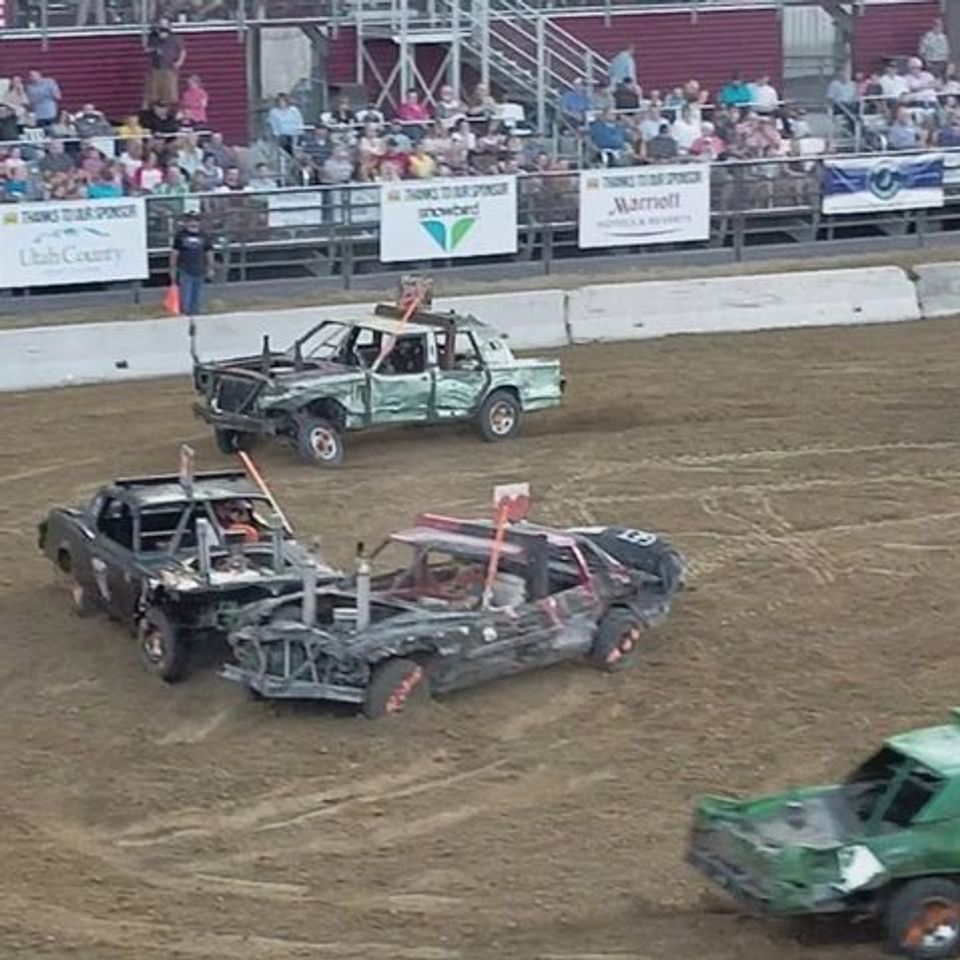 Footloose at the Utah County Fair Demolition Derby