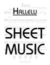Hallelu Sheet Music