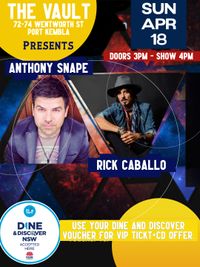 Live at The Vault - Anthony Snape + Rick Caballo