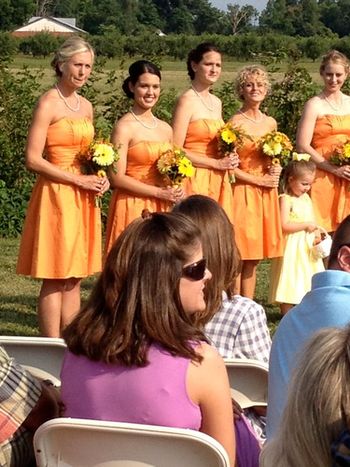Suzy's bridesmaids. Beautiful wedding in Owensboro, KY!

