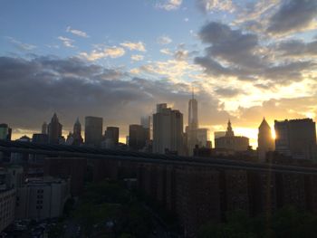 NYC Skyline Sunset
