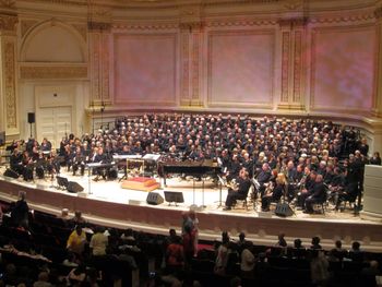 The stunning Carnegie Hall
