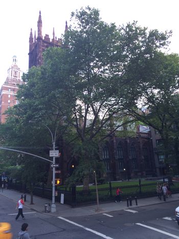 Church steeple in NYC

