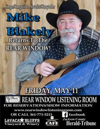 MIKE BLAKELY RETURNS TO THE REAR WINDOW!