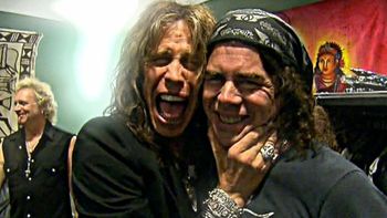 Jay Conroy with Steven Tyler
