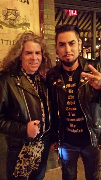 Jay Conroy with Dave Navarro in NYC
