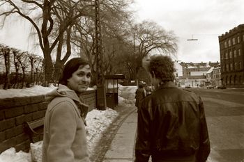 Peter Kempinsky och Harry Schiffmann i Köpenhamn ca 1980.
