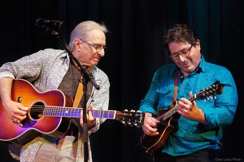 Happy and Adam Traum at the Towne Crier. Photo by John Verner
