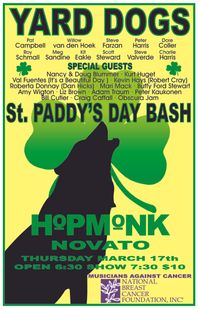 Yard Dogs St. Paddy's Day Bash Fundraiser for the National Breast Cancer Association