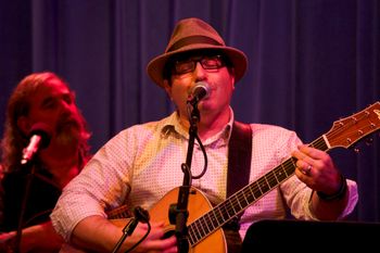 Adam Traum at the Pete Seeger Tribute Concert Friday night at the Throckmorton Theater in Mill Valley, Ca.

Photo by Jenna Deibel
