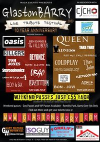 GlastonBARRY Tribute Festival in Association with CJCH