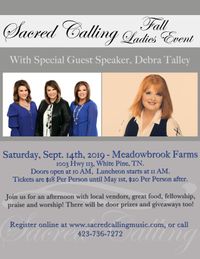 Sacred Calling Fall Ladies Event 