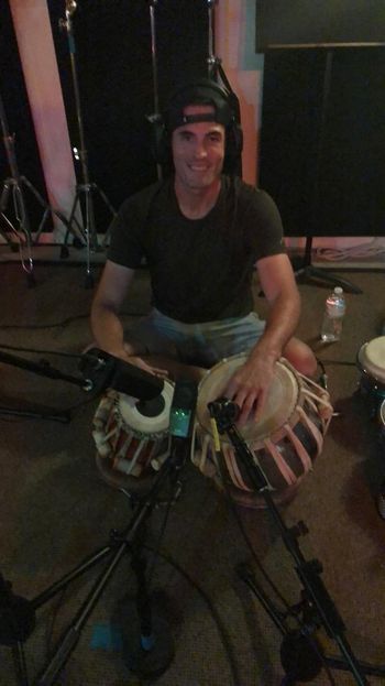 Andrew West on percussion!
