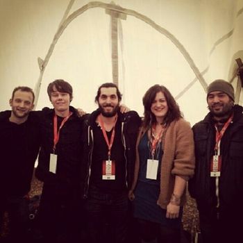 Sol & Band backstage @ Le Festival Du Voyageur, Winnipeg MB
