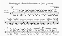 Meshuggah - Born In Dissonance - PDF Drum Transcripts by Troy Wright