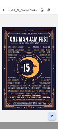 Scott Hall one man band at the one man jamfest!