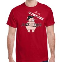  NEW   2024  TX CowPunk RED T-SHIRT