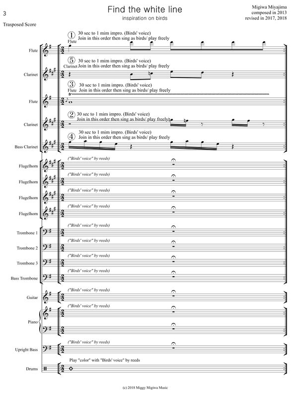 Migiwa Miyajima - *Store - study scores for big band music